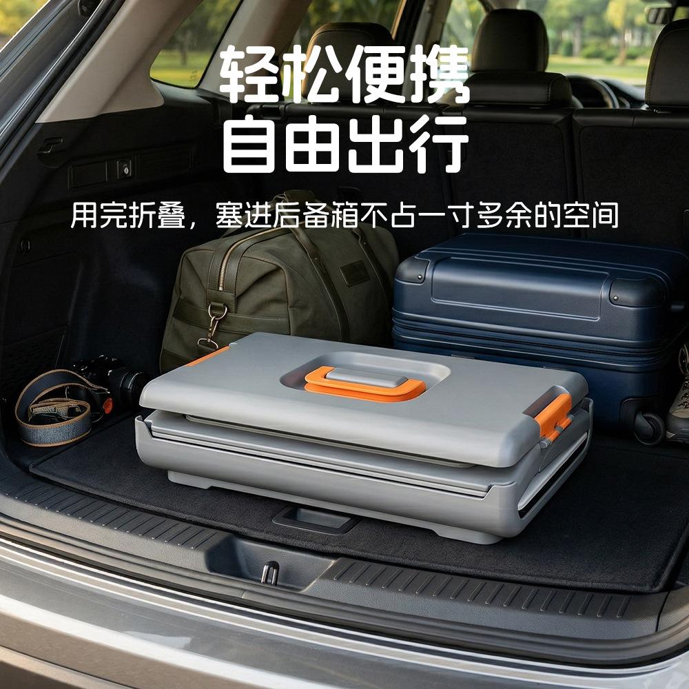Cat carrier airline box, portable anti-stress cat box for travel, pet dog car-mounted foldable space capsule dog cage