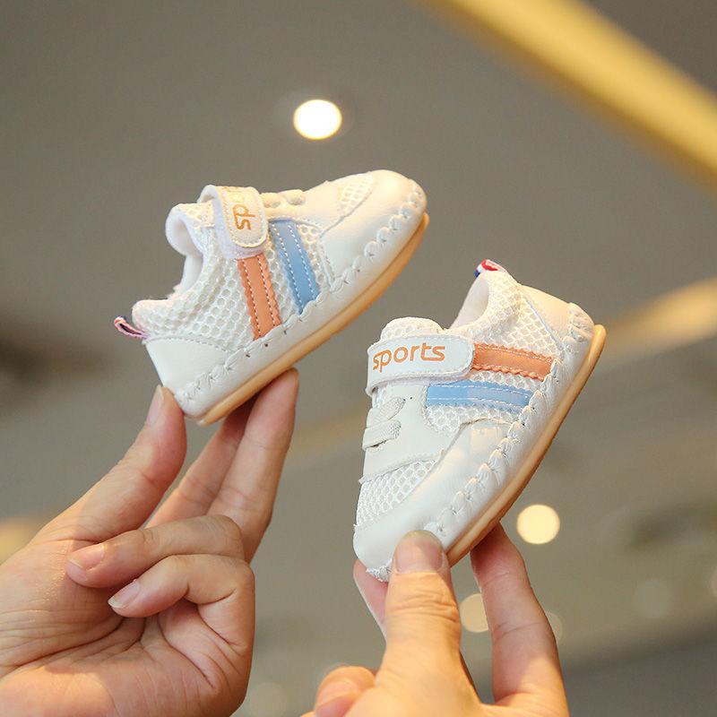 Spring and Autumn 0-1 Year Old Baby Soft Bottom Toddler Shoes Children's Breathable Mesh Shoes 3-6-10 Months Infant Children's Shoes