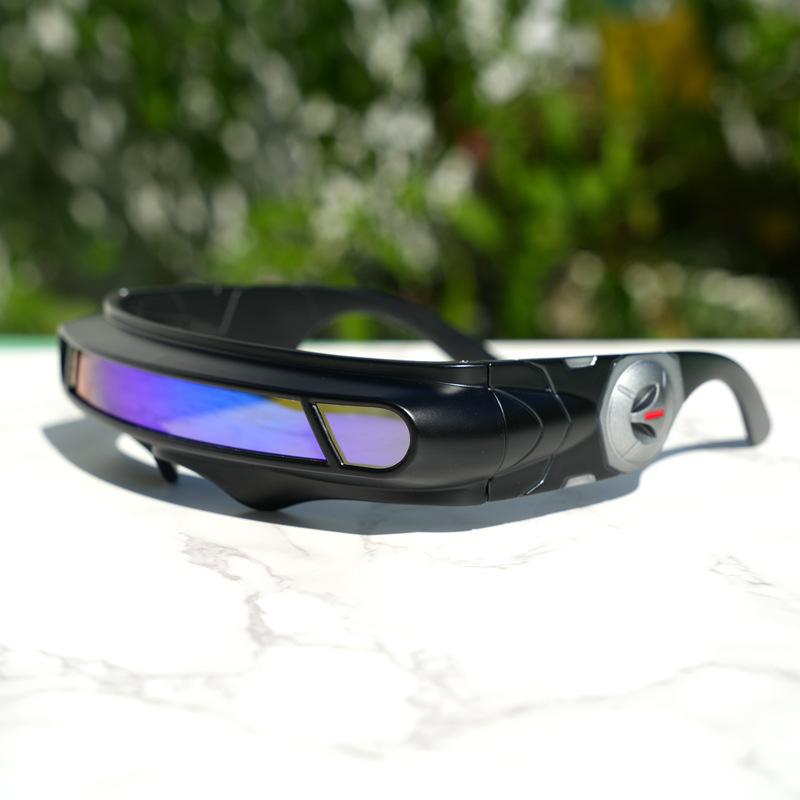 Cross-Border Performance Nightclub Manufacturer Wholesale Same Version X-Men Cyclops Cosplay Personalized Polarized Sunglasses Super Cool