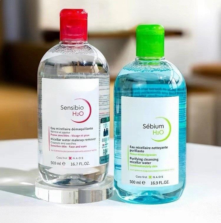 French Beid Makeup Remover Water Powder Water Blue Water Eye Face Eye and Lip Makeup Remover Gentle Cleansing 500ml Trade
