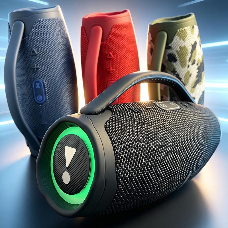 Cross-border boombox3mini wireless Bluetooth speaker, "War God" RGB portable outdoor subwoofer speaker