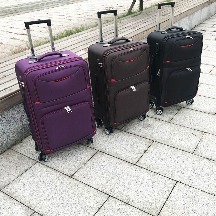 Large-Capacity Suitcase Oxford Trolley Case Men's and Women's Luggage Multi-Pocket Password Box Sturdy Leather Case Storage