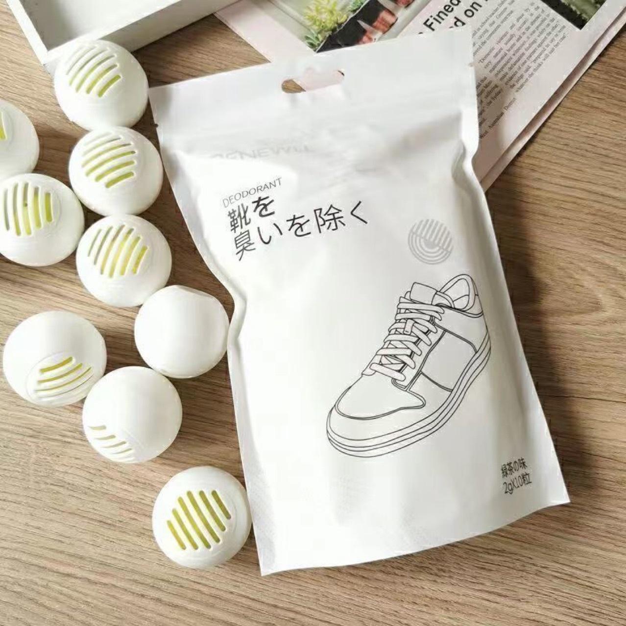 Shoe Cabinet Deodorizer, Anti-Odor and Odor-Removing Shoe Deodorizer Ball, Air Freshener, Long-Lasting Fragrance, Aromatherapy Bag