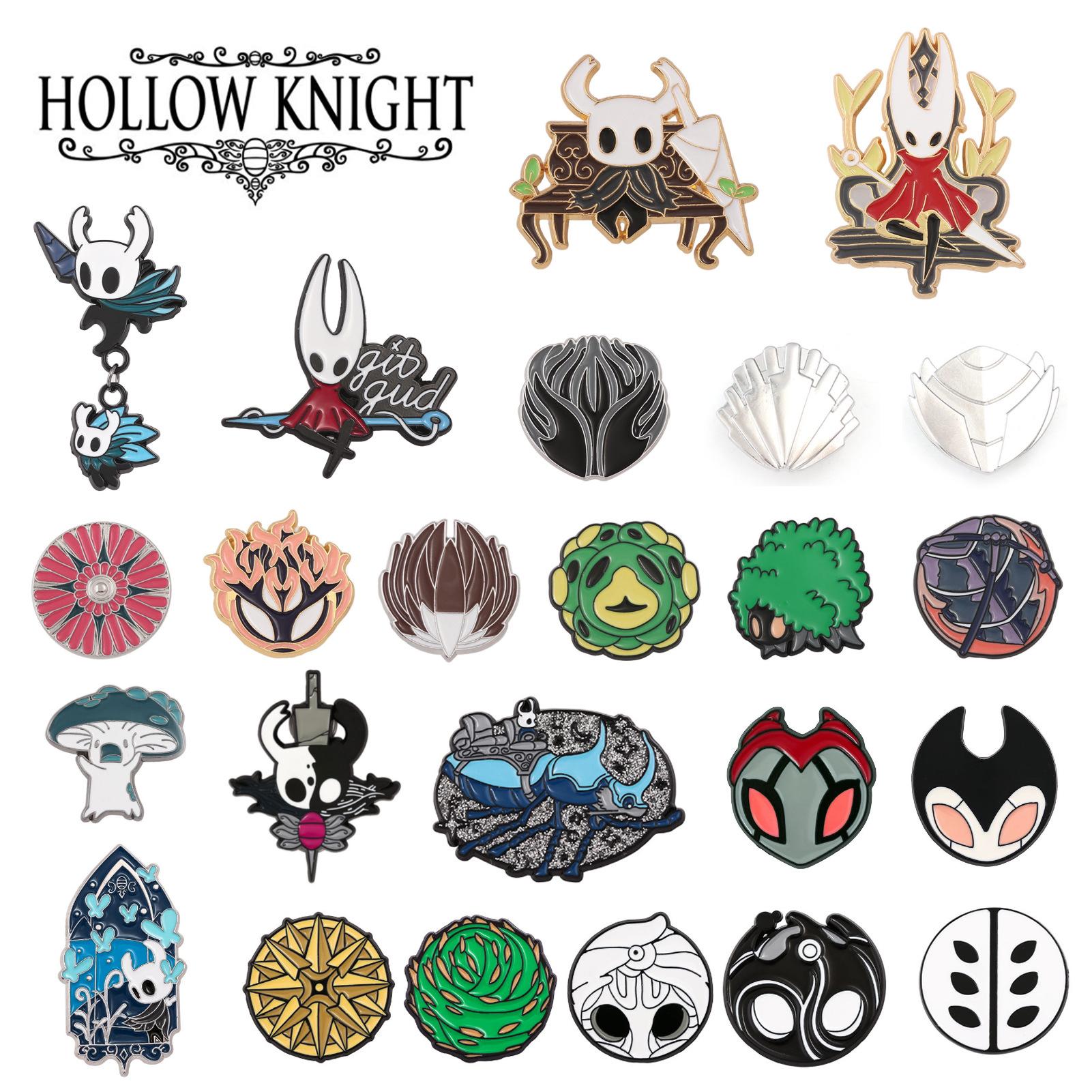 Game Merchandise Hollow Knight Brooch Bag Badge Alloy Enamel Pin Accessories
