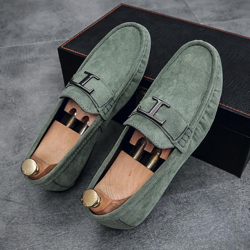 Doudou Shoes Men's 2025 Spring New Men's Casual Loafers Business Trbottomy Soft Sole Driving Shoes Dropshipping
