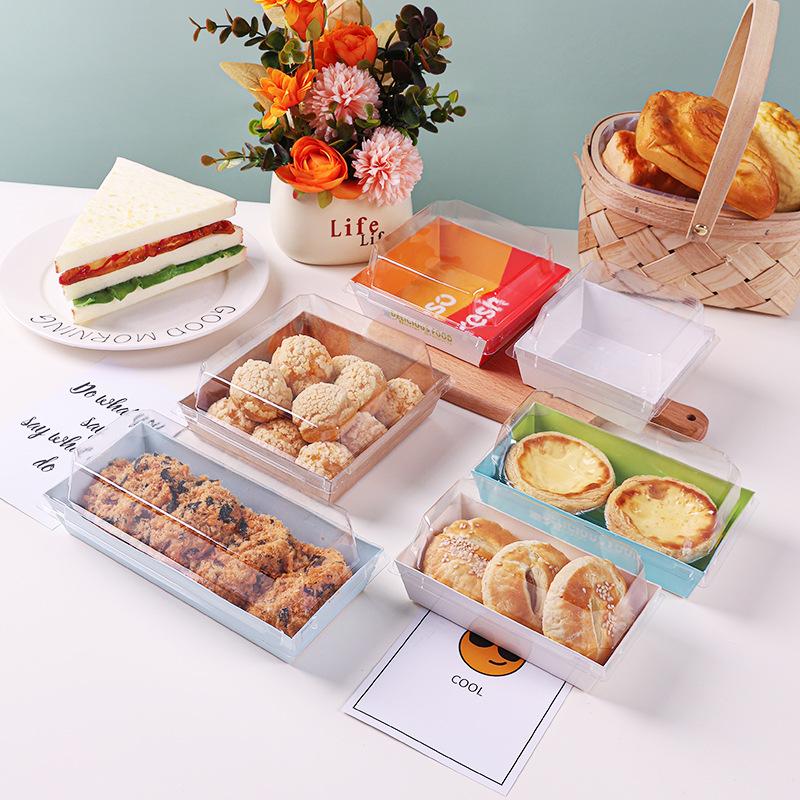 Sandwich Packaging Box, Meat Floss Cake, Snow Pastry Puff Cake, Tiramisu, Swiss Roll Cake Box