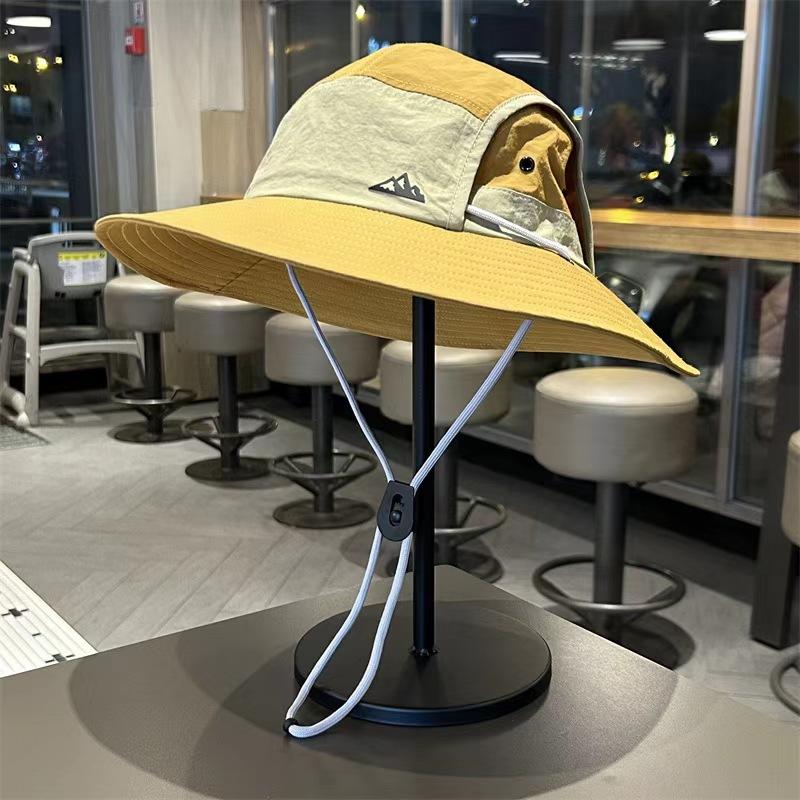 Fisherman Hat for Men and Women in Spring and Summer Sun Protection Quick-Drying Sun Hat for Outdoor Travel Camping Style Fishing Western Cowboy Hiking Hat