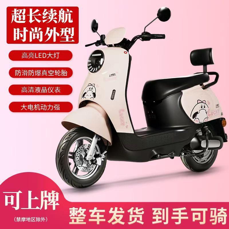 Electric Vehicle Little Turtle King Battery Car High-Speed Electric Motorcycle Electric Moped Men's and Women's Scooter Electric Vehicle Brand New Vehicle