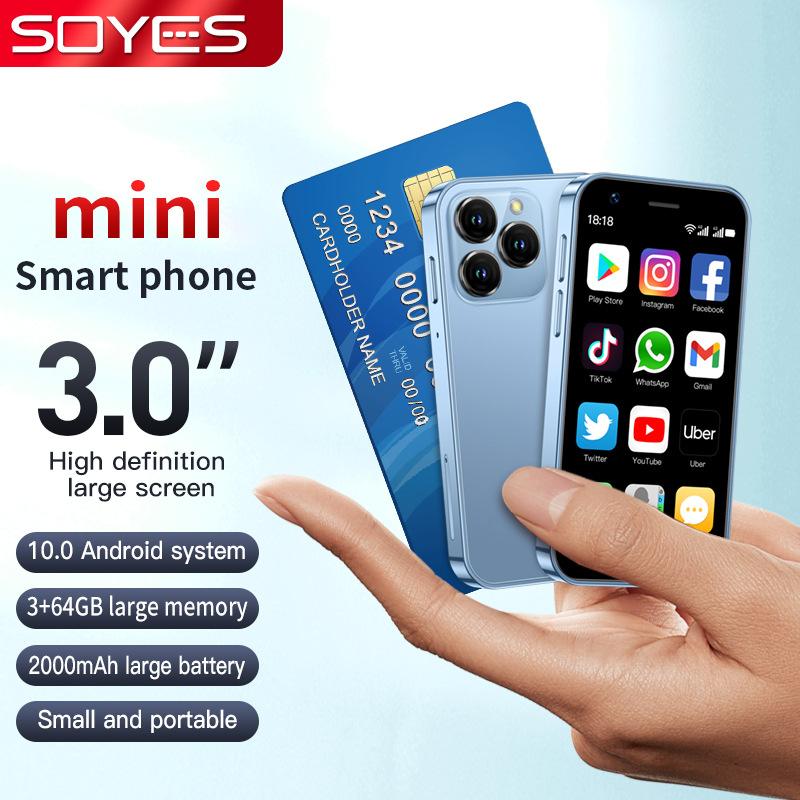 Soyes Sano Xs16 Full Netcom 4g Mini Mobile Phone Ultra-Small Pocket Quad-Core Android Smartphone Cross-Border Google