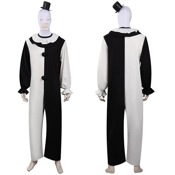 Halloween Masquerade Cosplay Costume Broken Soul Clown Performance Costume Horror Role Clown Play Costume