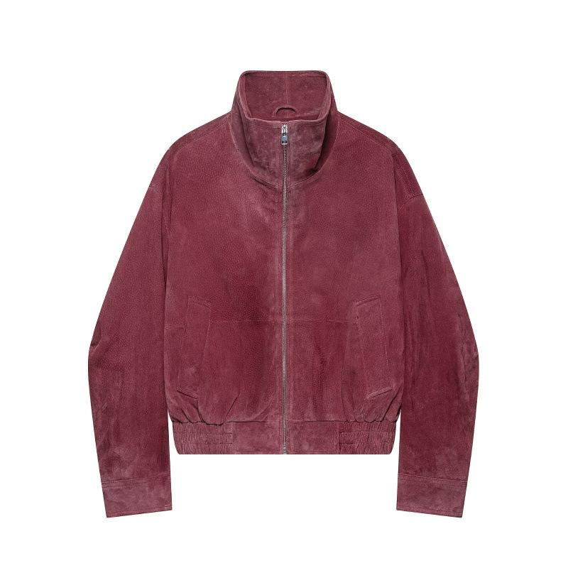 ZA AliExpress best-selling cross-border European and American style women's clothing popular zipper solid color jacket