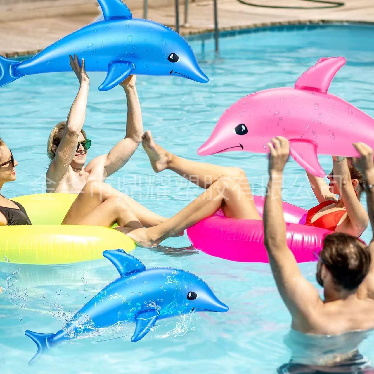 Manufacturer's Ready-Made Inflatable Toys, Cute Little Dolphins, Water Park Decorations, Baby Water Play Toys, Inflatable Animal Toys