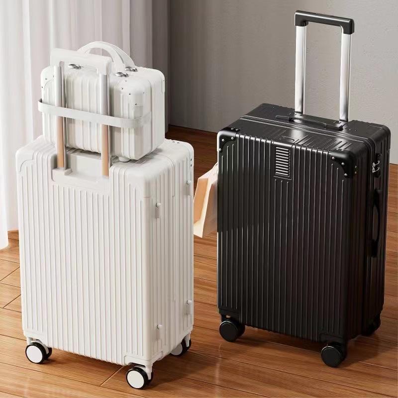 New Retro Luggage Case Female Universal Wheel Trolley Case Male Student Durable Password Box Travel Box Large Capacity Trendy