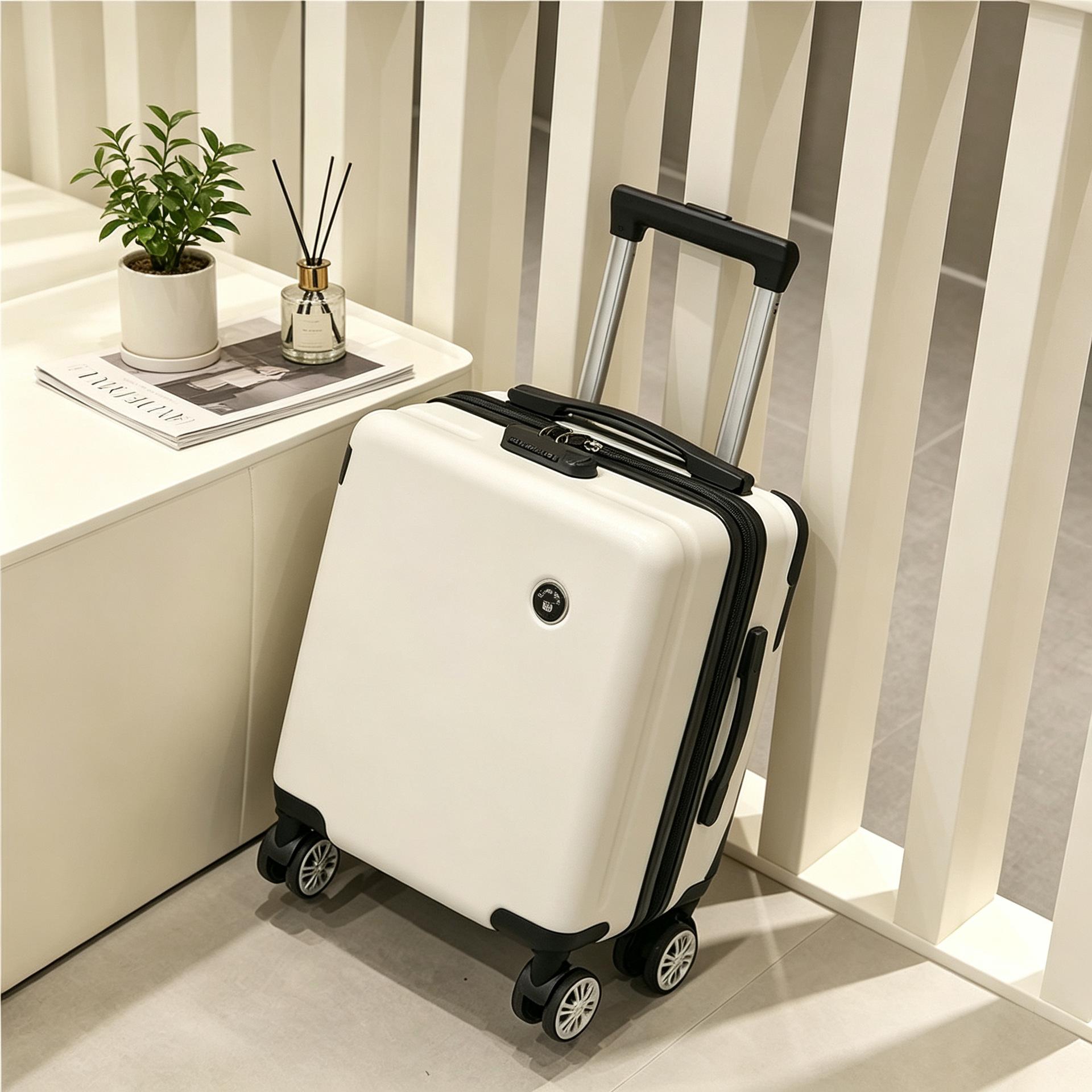 14 inch small pull rod suitcase 20*30*40 spring and autumn/western air travel box password box free shipping