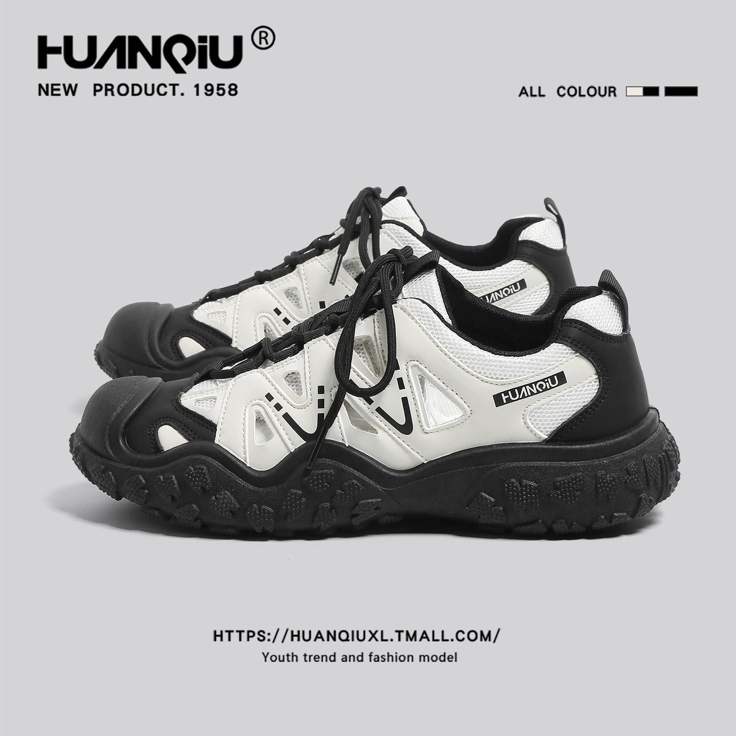 2026 new model of men's universal hiking shoes, suitable for summer outdoor activities, versatile, non-slip, breathable, with a hollow design, and featuring a soft sole for comfortable wear