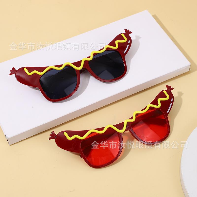Amazon Quirky Sausage Glasses Food Party Glasses Holiday Carnival Decoration Photo Props Sunglasses