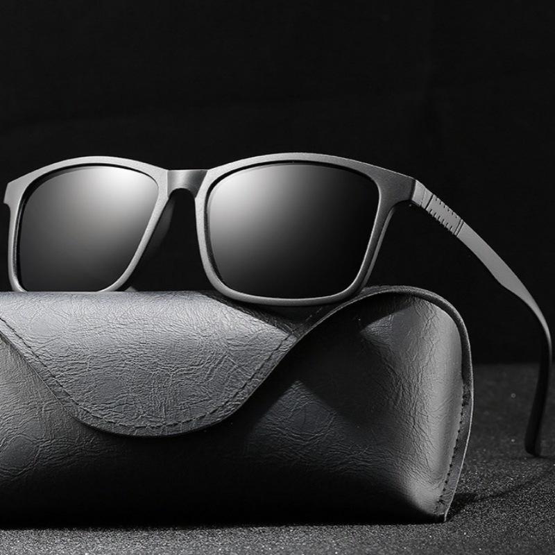 New Square Internet Celebrant Colorful Polarized Sunglasses Trendy Men's Driving Fishing UV-proof Polarized Sunglasses Wholesale