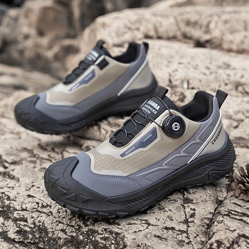 Cross-Border Large Size Men's Shoes, Outdoor Hiking Shoes, Casual Sports Shoes, Thick-Soled Hiking Shoes, Foreign Trade Wholesale Sports Shoes