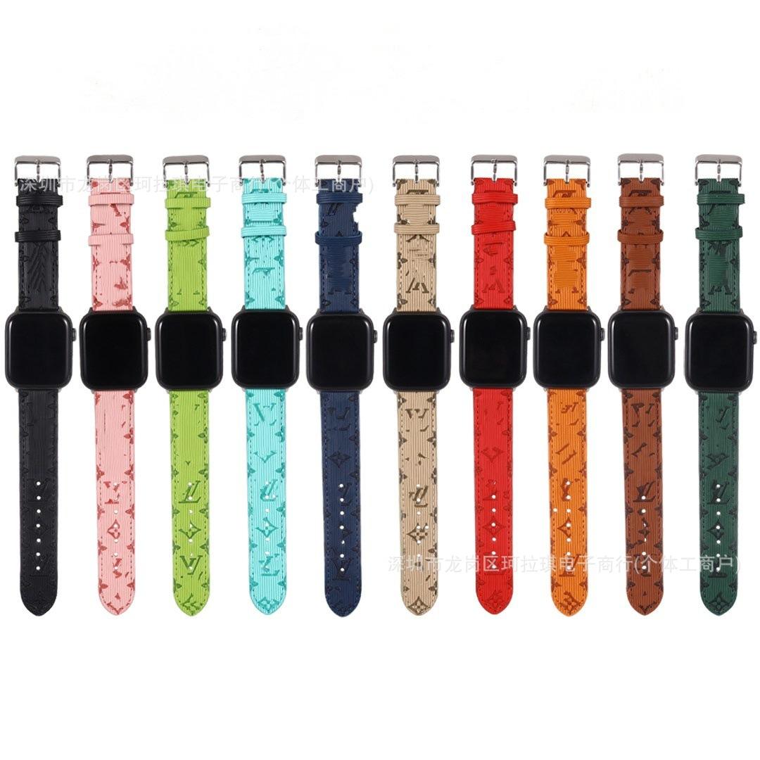 Trendy Watch Straps Suitable for Apple Watch in Different Sizes 38, 40, 42mm, Etc., Unisex Styles, Fashionable
