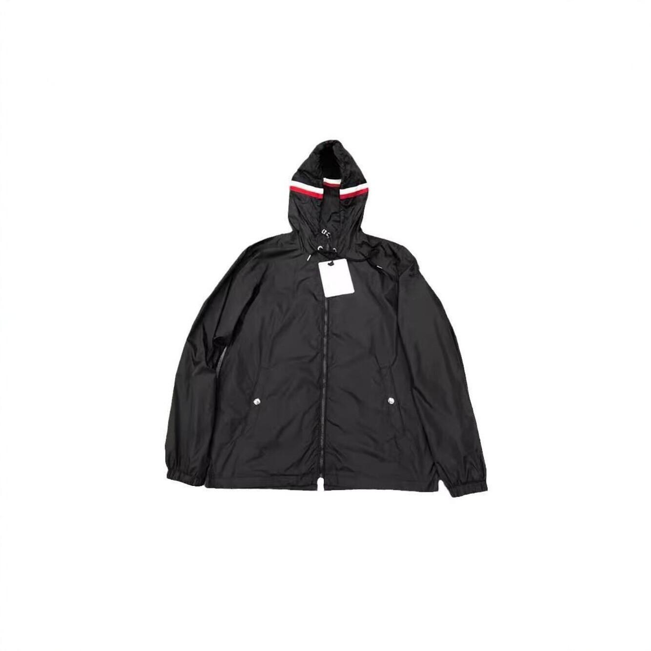 Men's Spring and Autumn Hooded Thin Windproof Jacket for Foreign Trade, Casual Color-Block Coat, Direct Shipment from Powerful Factory