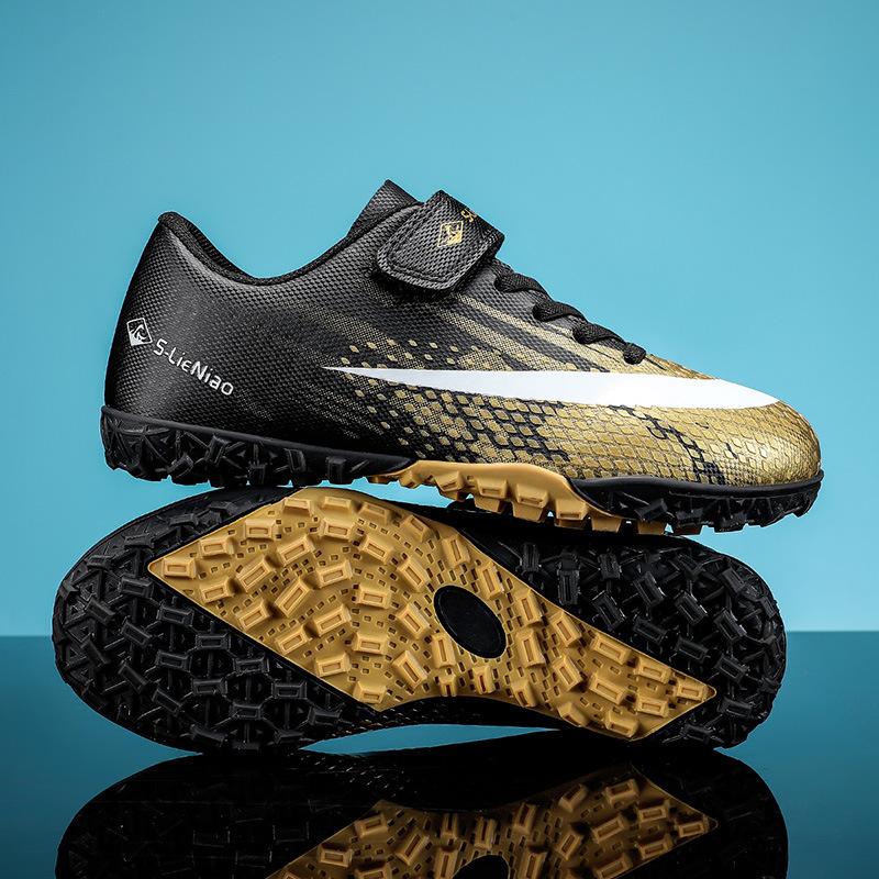 Soccer Shoes Men's Children's Soccer Shoes for Primary School Students Broken Nail Training Shoes football Children's Velcro Soccer Shoes