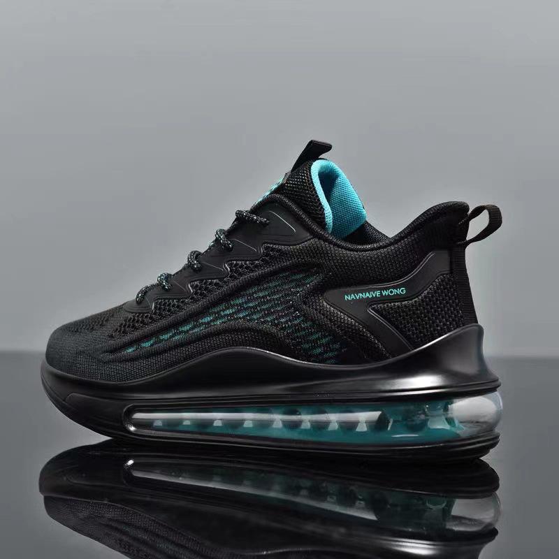 New trendy men's sports shoes with air cushion, breathable running shoes, fashionable casual men's shoes, stylish and versatile footwear