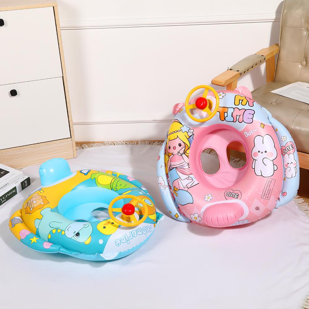 Children's Swimming Circle Swimming Pool Party Water Toy Seat Baby Swimming Boat Swimming Circle Learning Swimming Auxiliary Supplies