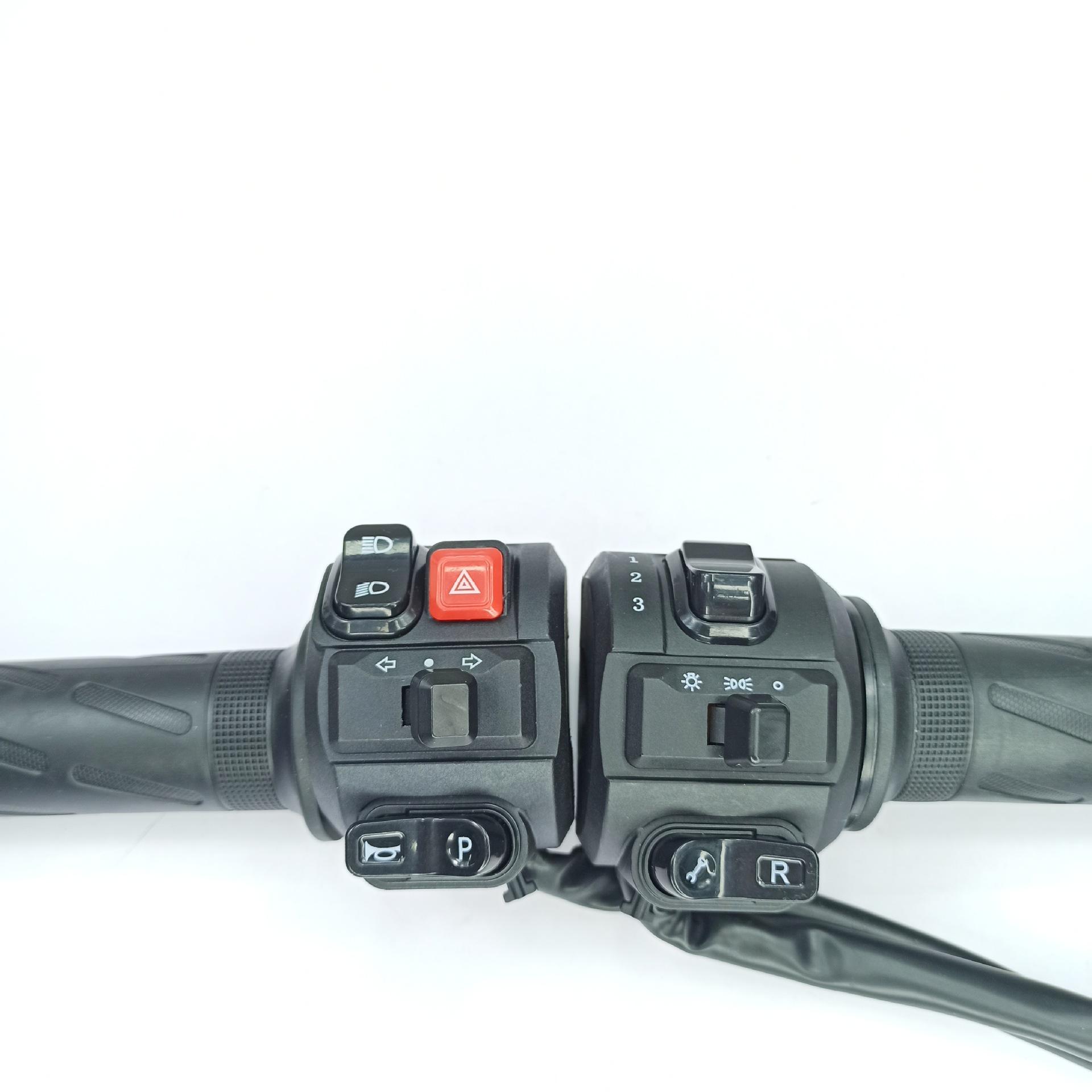 Electric car switch assembly handle calf combination switch handle Turtle King electric motorcycle monkey integrated speed control handle