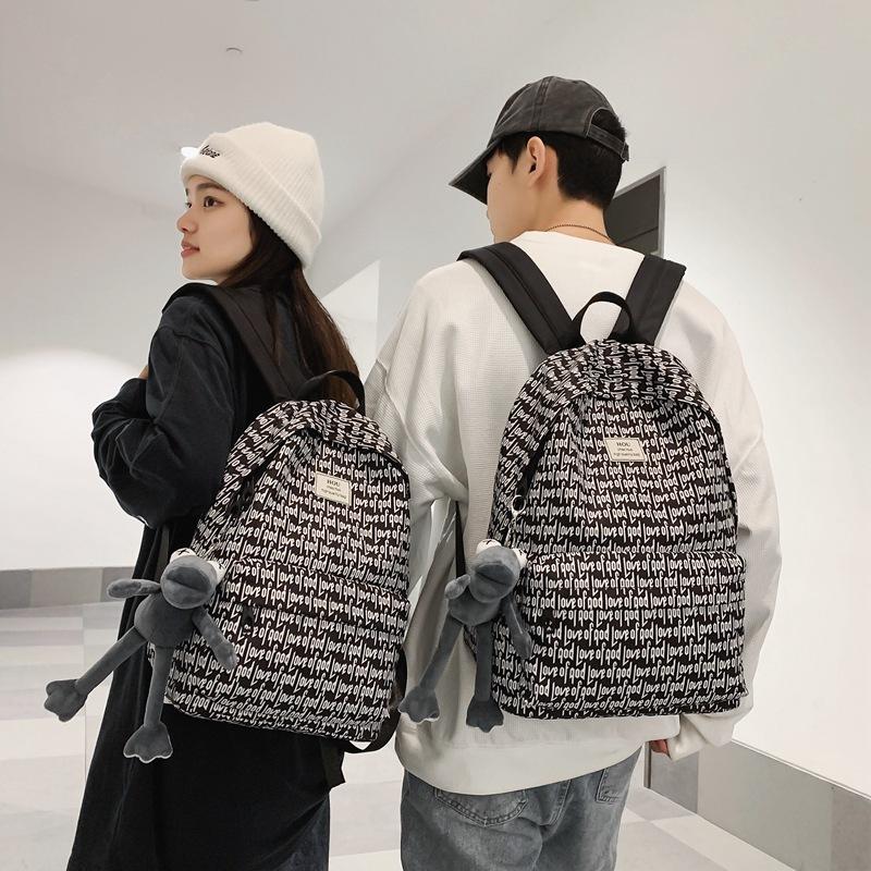 Trendy Printed Backpack for Men 2024, Fashionable Large-Capacity Backpack for College, Middle School, and High School Boys, Weight-Reducing