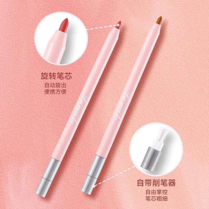 Three-dimensional lip liner lipstick pen soft fog silky three-dimensional matte female hook line lip pen beginner makeup wholesale