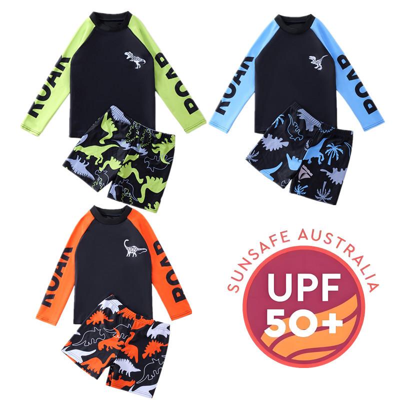 Export Children's Swimwear for Boys, Small, Medium, and Large Sizes, One-Piece Cartoon Swim Trunks for Babies, Quick-Dry Swimwear for Students, Wholesale