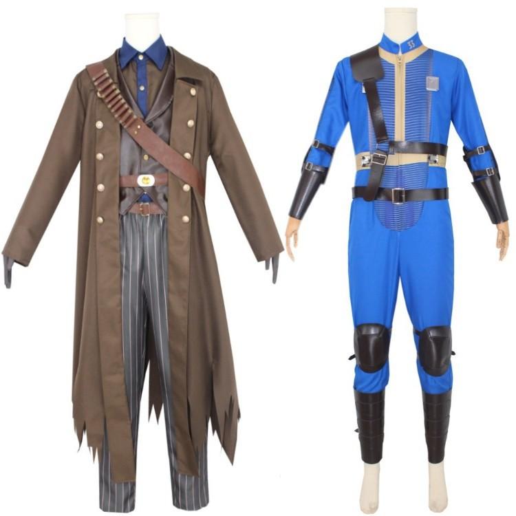 Fallout American TV series cosplay, Fallout Ghoul horror, 2D film and television Halloween role-playing performance costume