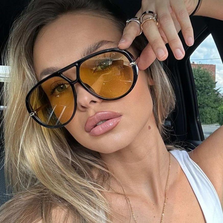 INS Toad Sunglasses 2026 New Model, Popular on Xiaohongshu, Popular with Influencers, Stylish Sunglasses for Photoshoots for Women