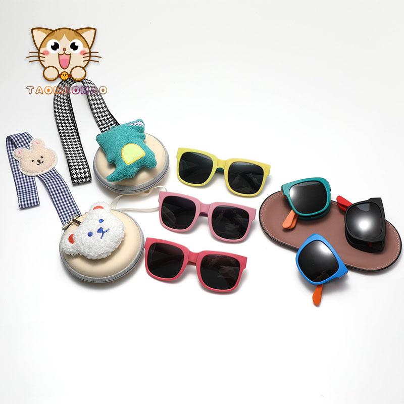 New silicone baby folding sunglasses men's anti-ultraviolet polarized sunglasses women's children's sunglasses wholesale