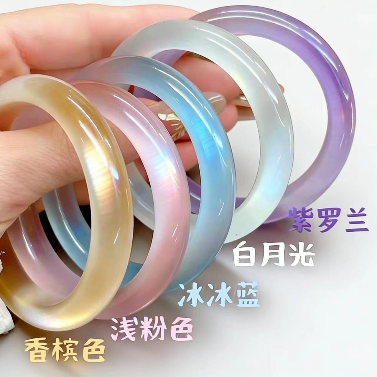 New Chinese-Style Cat's Eye Chalcedony Bracelet with a Cool and Elegant Look, Enhances Complexion, Tiktok Trending Fashion Accessory, Direct Supply from Manufacturer