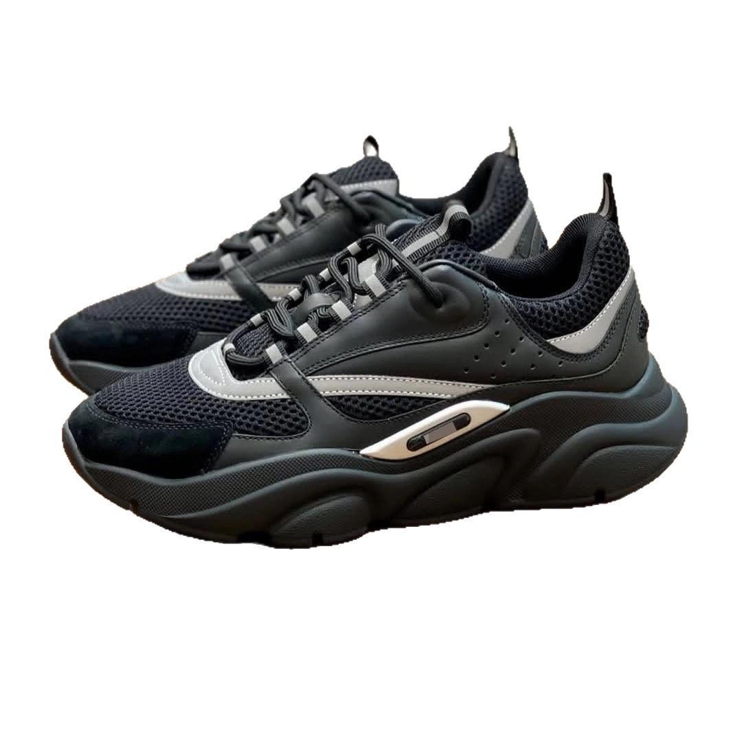 Classic Dior B22 Low Top Chunky Athletic Shoes Mesh & Leather Panel Reflective Detail Vintage Couple Fashion Trainers Bulk Supply For ERP A2A Sourcing