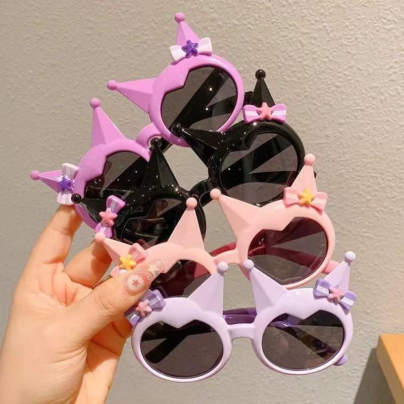 Children's Kulomi Cartoon Outdoor Fashion Sunglasses Girls Cute UV Protection Sunglasses Baby Sunglasses