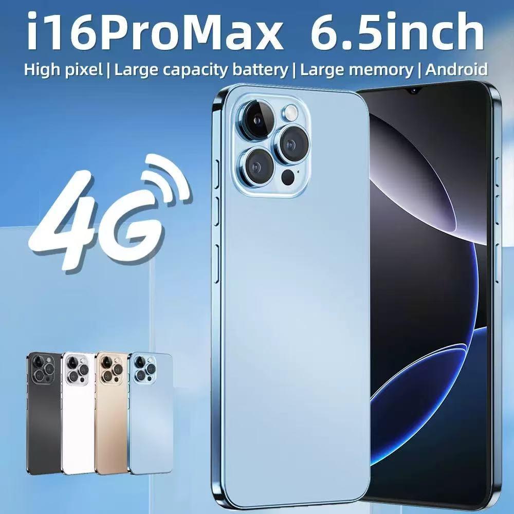 New I16Pro Cross-Border Mobile Phone 4g New Market Android 6.5inch Screen Smartphone Factory