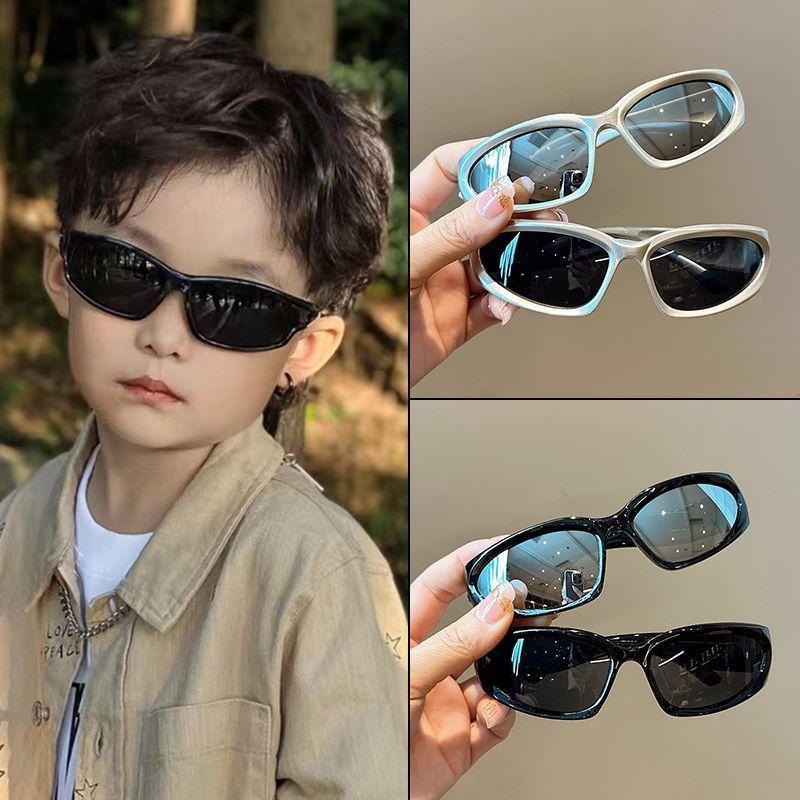 Children's Sunglasses, Trendy and Cool, Boys' Cycling Glasses, Fashionable Street Style, Model Runway, Sun Protection, Uv Protection, Baby Glasses