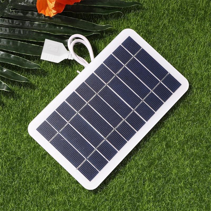 3W5V solar charging panel for outdoor mobile phone power bank, lamp charger, 3.7V battery charging, photovoltaic power generation panel