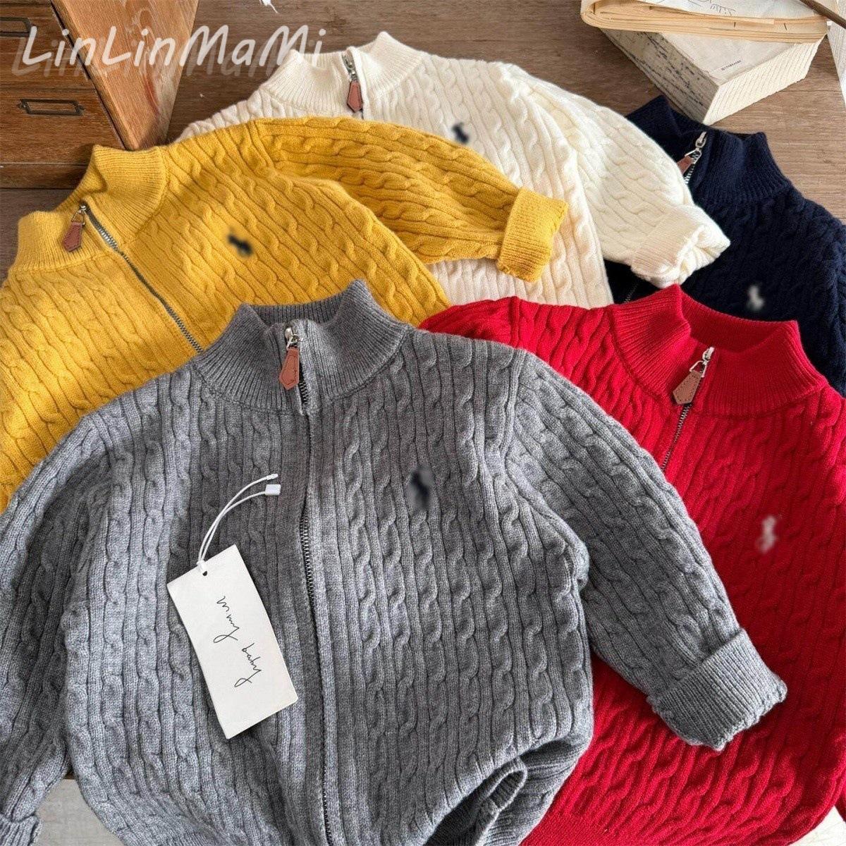 Cross-border children's sweaters 2026 spring and autumn new style boys' knitwear baby and toddler cardigan zippered sweaters wholesale