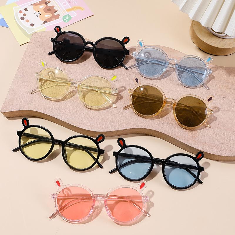 2022 new children's sunglasses fashion baby rabbit ears new 1-8 years old sunglasses beach sunshade wholesale