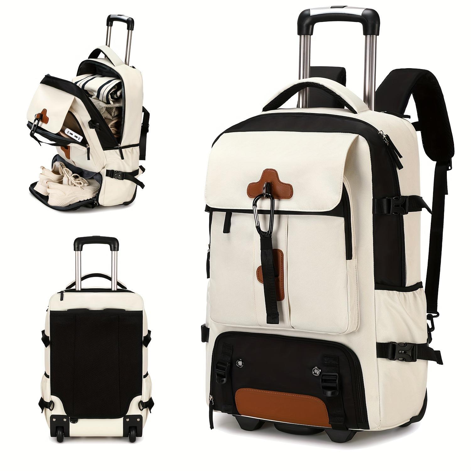 Cross-Border Wholesale Trolley Backpacks, Oxford Cloth Lightweight Large-Capacity Backpacks, High-End Travel Bags, Mountaineering Bags