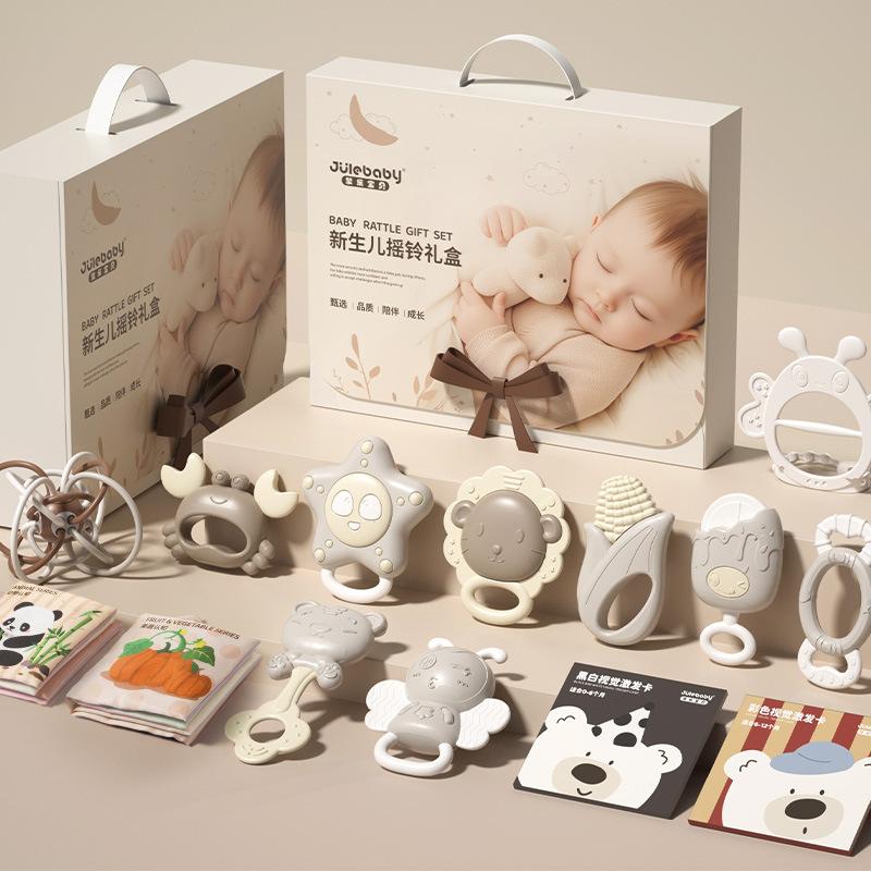Baby Toys 0-1 Years Old Gift Set, Baby Full Month Gift Items, Early Education to 3 Months, Newborn Gift Box Set, Cross-Border