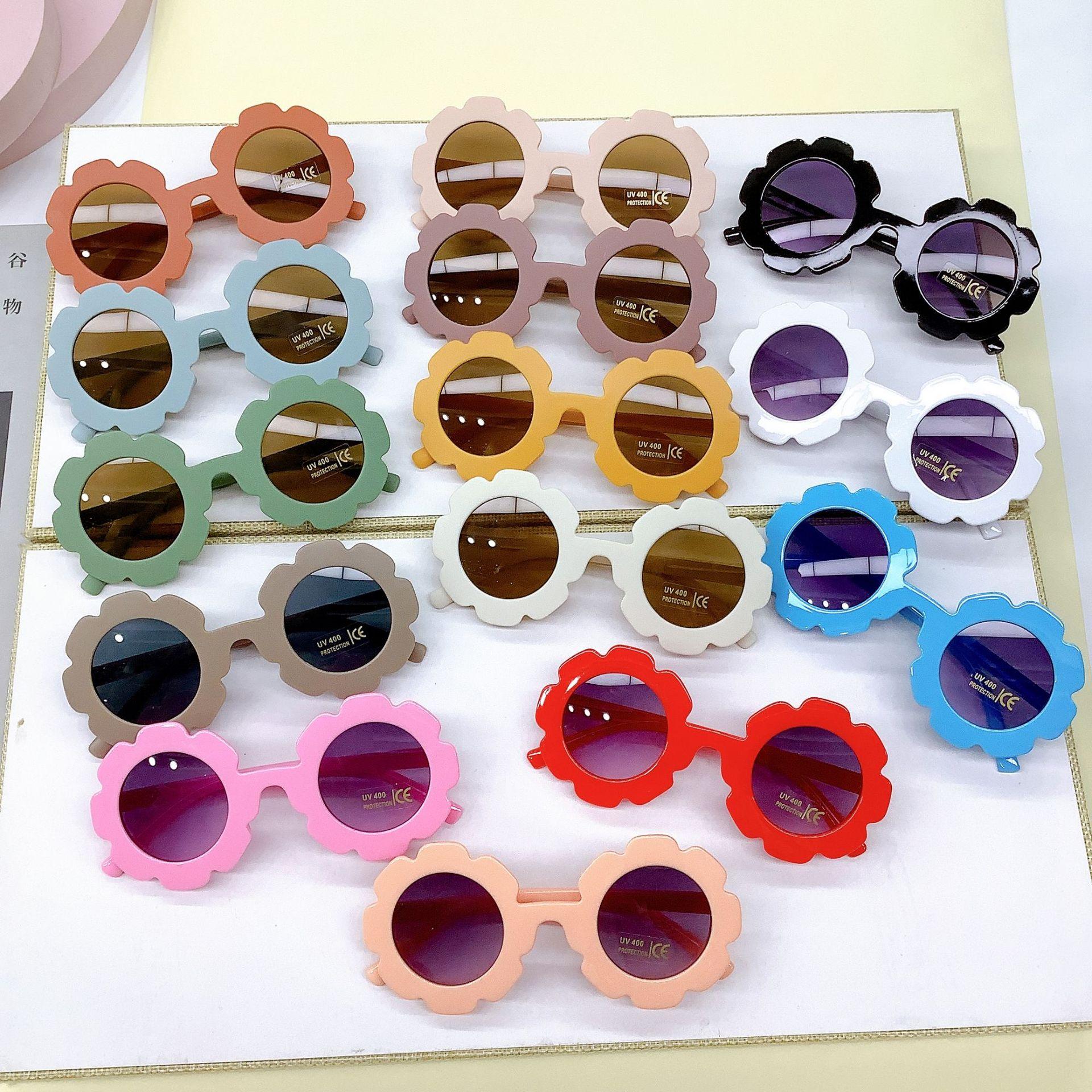Candy Color New Cute Children's Frosted Glasses Macaron Color Series 1-8 Years Old Baby Sunglasses Children's Sunglasses