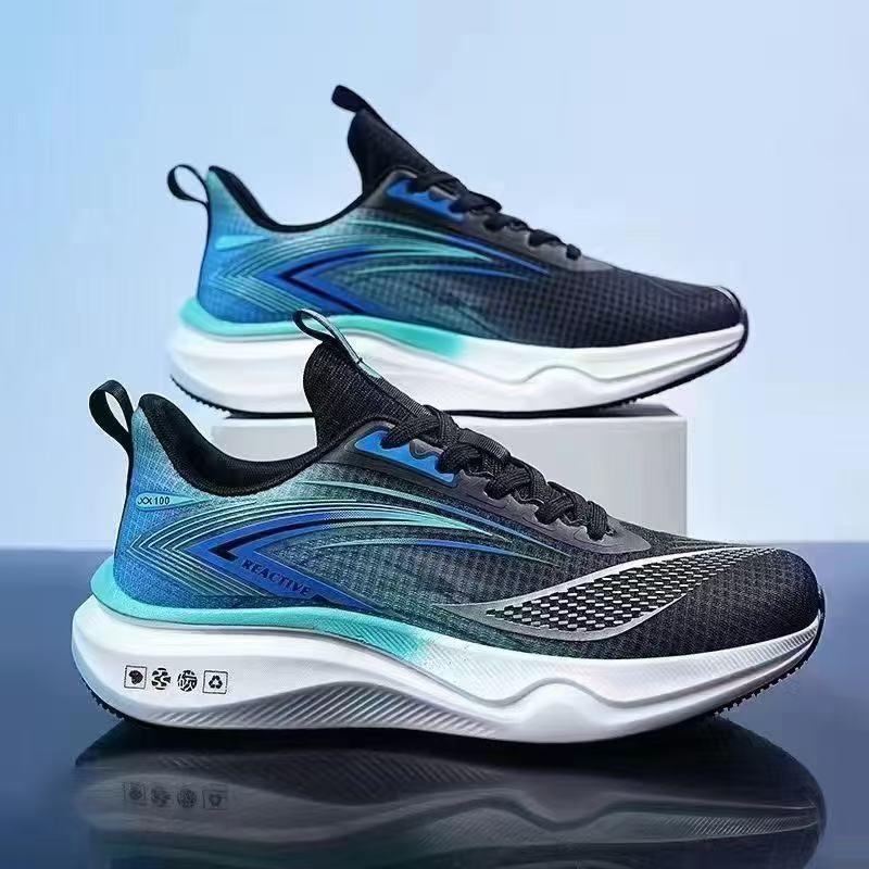 Carbon Plate Running Shoes, Autumn Soft-Soled Student Shock-Absorbing Rebound Sports Shoes, Breathable Outdoor Racing Running Shoes for Men