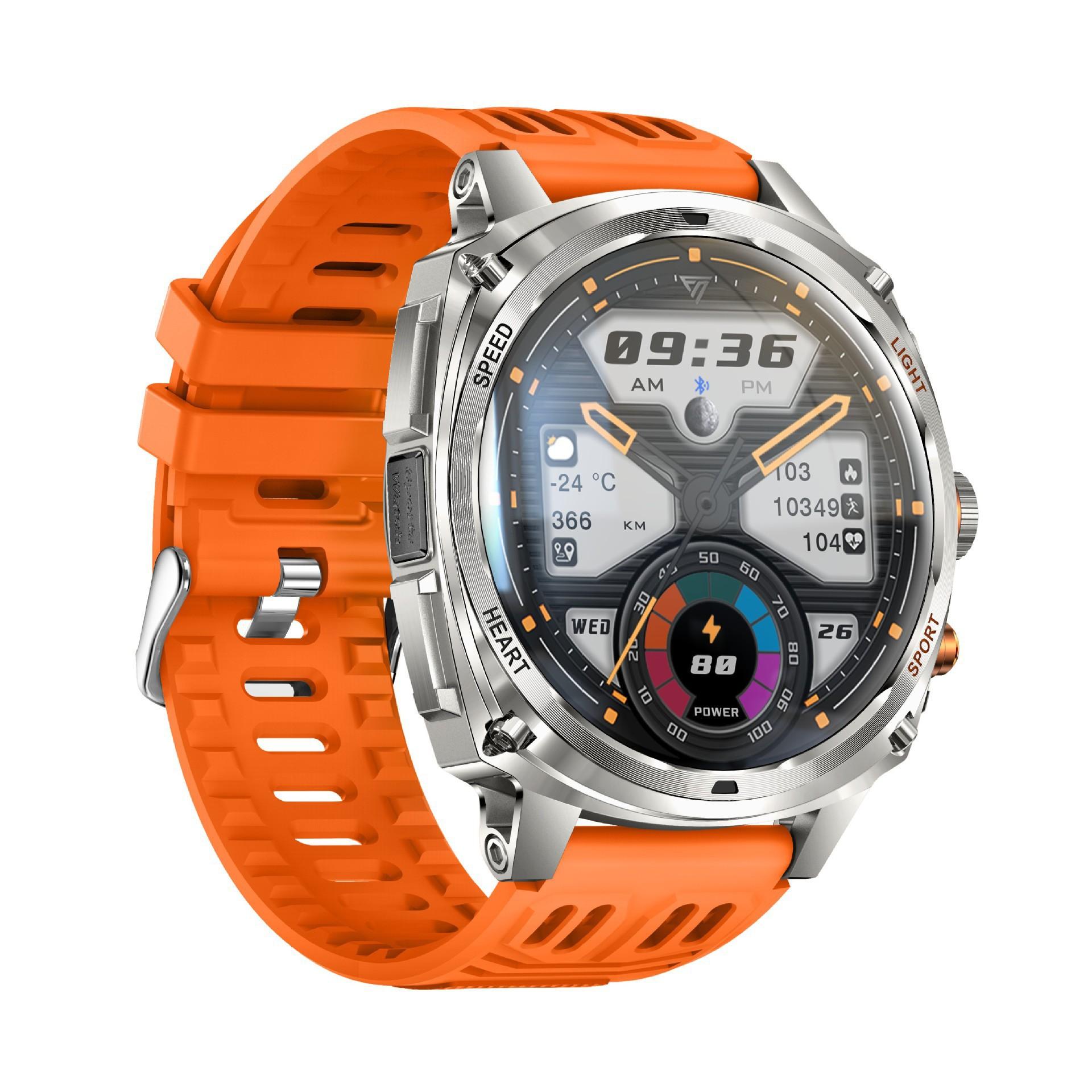 Cross-Border V95 Smart Watch Bluetooth Call Men's Sports Waterproof Watch Heart Rate Health Sleep Monitoring Led Light