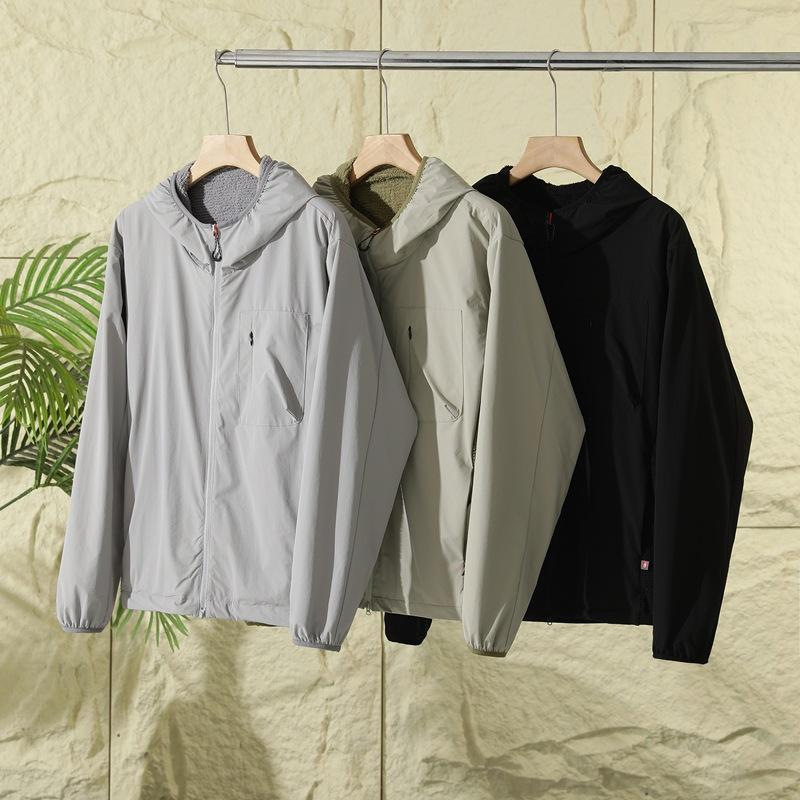 Fleece Lining! Ultra-Lightweight Cloud-Sensing Silent Men's Urban Work Clothing Outdoor Fleece Windproof Jacket