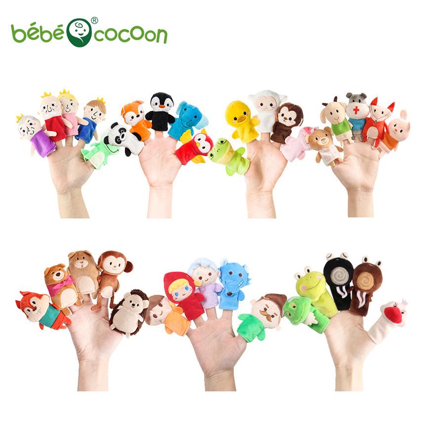 Finger Puppets, Finger Puppet Family Story, Finger Puppets, Kidsren's Educational Plush Toys, Kindergarten Family Interactive Toys
