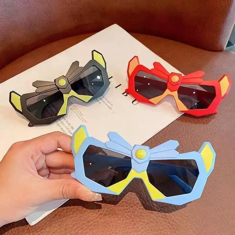 2026 New Model Children's Sunglasses for Boys, Stylish Cartoon Design, Trendy Cool Boys' Sunglasses